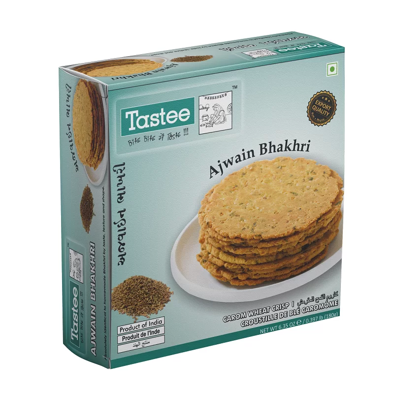 Tastee Bhakhari Ajwain 180 gm