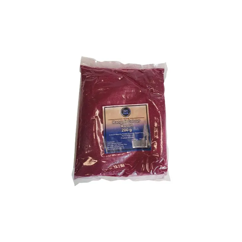 Heera Rangoli Colour Maroon 200 gm