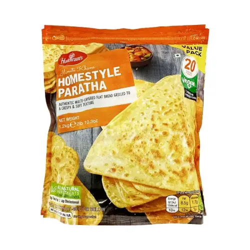 Haldiram Frozen HomeStyle Paratha (Vegan) 2 kg