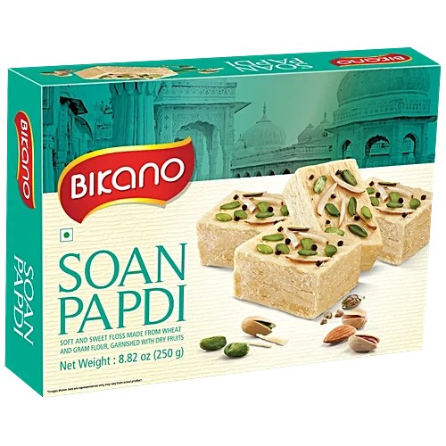 Bikano Soan Papdi Plain 250 gm 