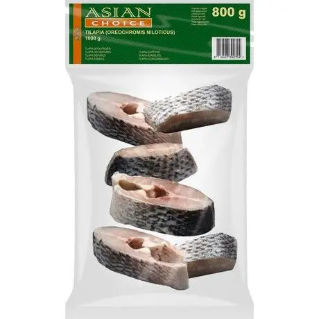 ASIAN CHOICE Tilapia Steak IQF 150-300 4 X 1 KG