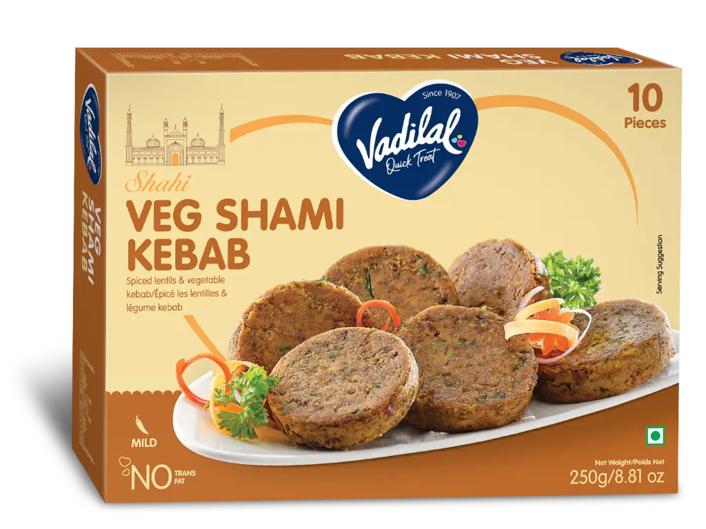 VADILAL Veg Shami Kebab 250 gm