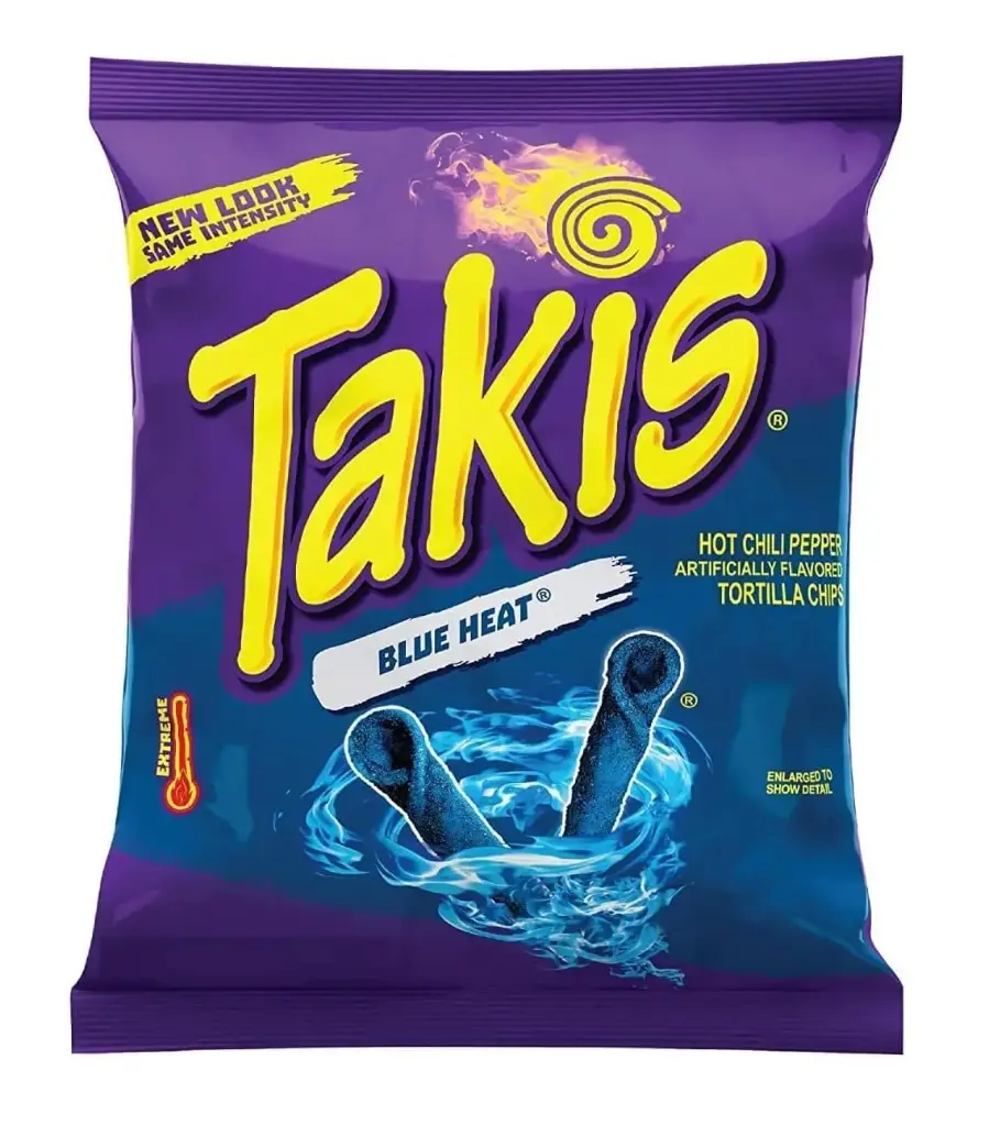 [TAKIS Corn Snack Blue Heat 100 gm] TAKIS Corn Snack Blue Heat 100 gm