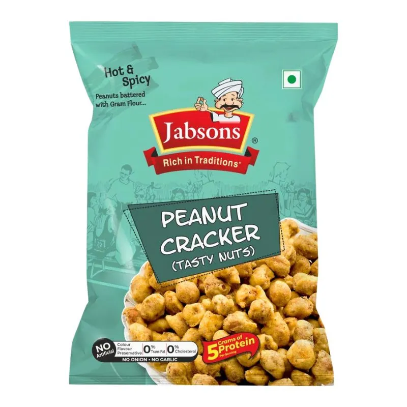[JABSONS Namkeen Peanut Cracker 140 gm] JABSONS Namkeen Peanut Cracker 140 gm