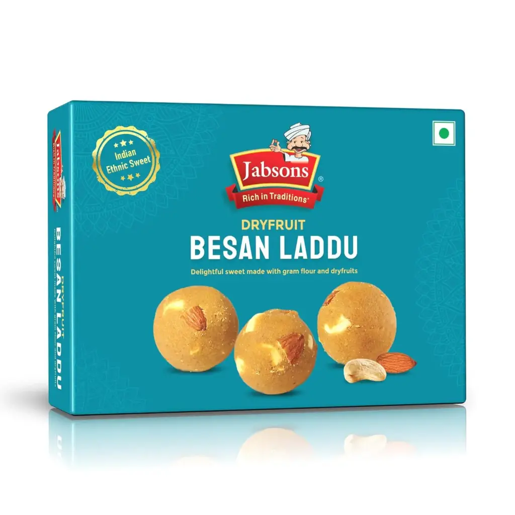 [JABSONS Sweet DryFruit Besan Laddu 200 gm] JABSONS Sweet DryFruit Besan Laddu 200 gm