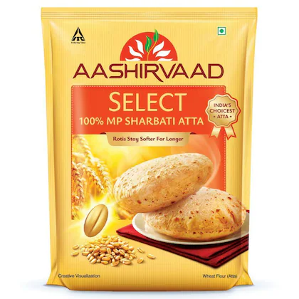 Aashirvaad Atta Select Sharbati 5 kg