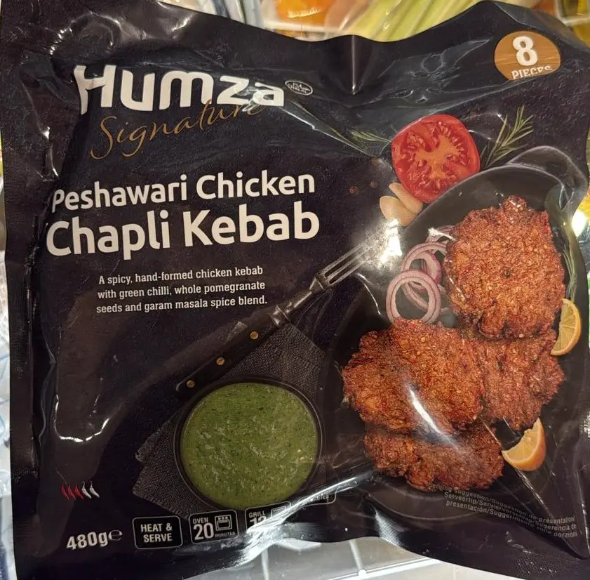HUMZA Peshawari Chicken Chapli Kebab 480 gm