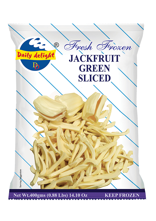 DAILY DELIGHT Jackfruit Green Sliced 400 gm