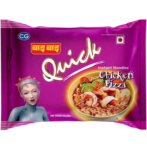 WAI WAI Instant Noodles Chicken Pizza 75 gm
