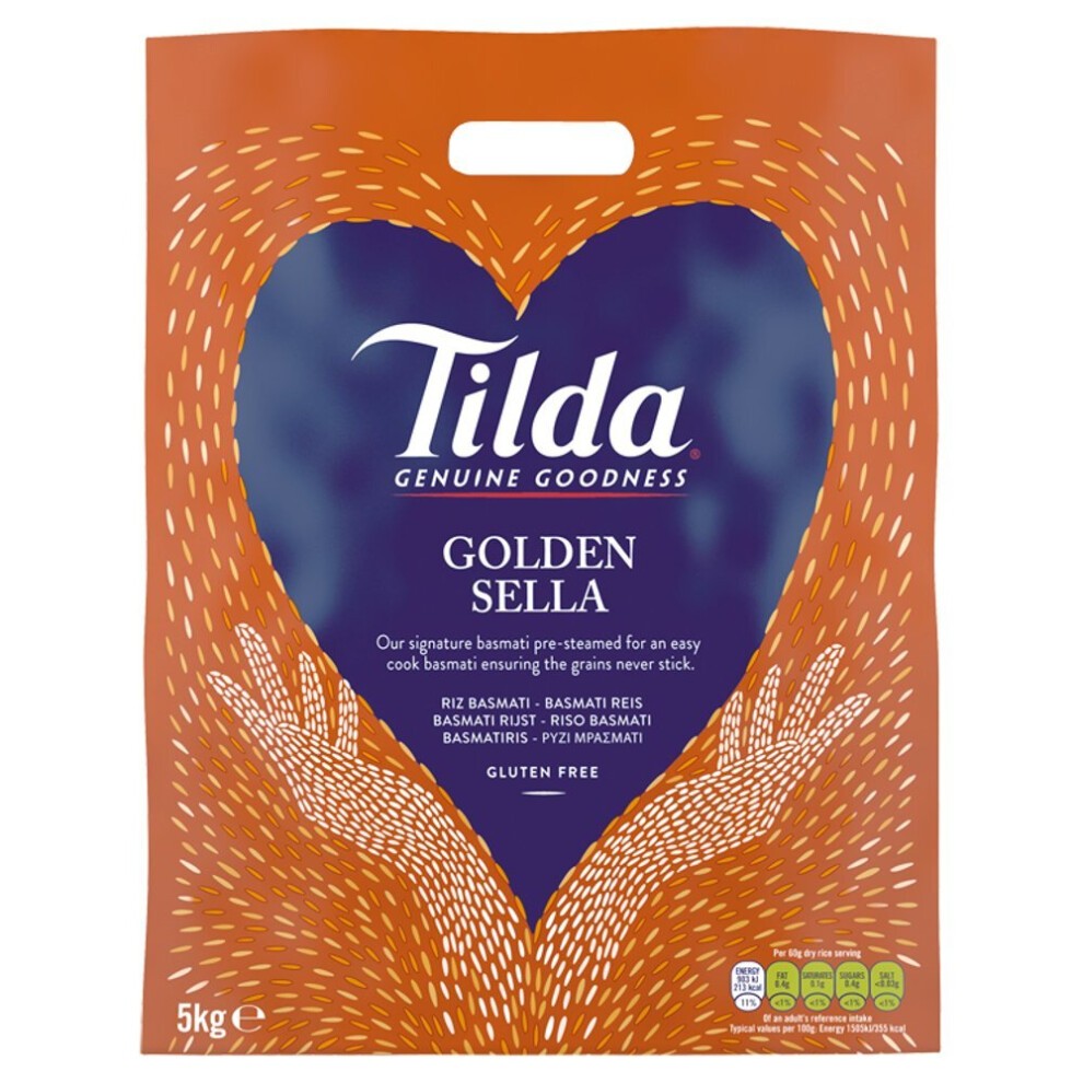 [TILDA Golden Sella Basmati Rice 5 kg] TILDA Golden Sella Basmati Rice 5 kg