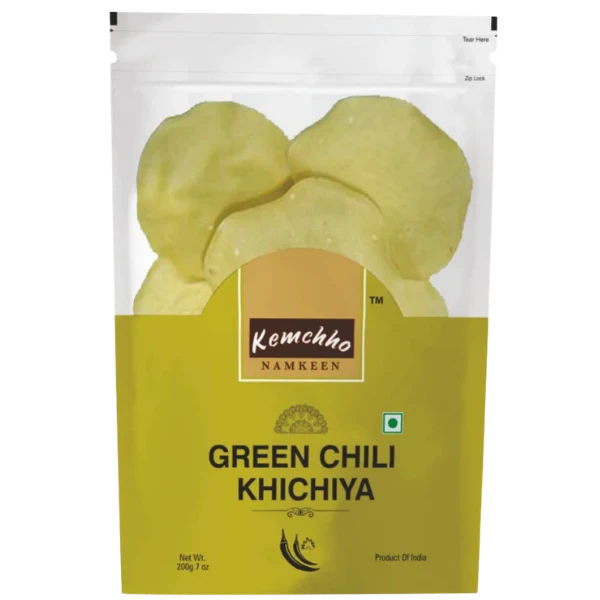KEMCHHO Green Chilli Khichiya 200 gm