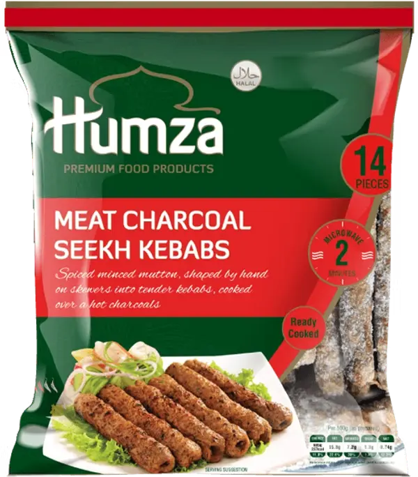HUMZA Seekh Kebab Lahori Meat Charcoal 900 gm