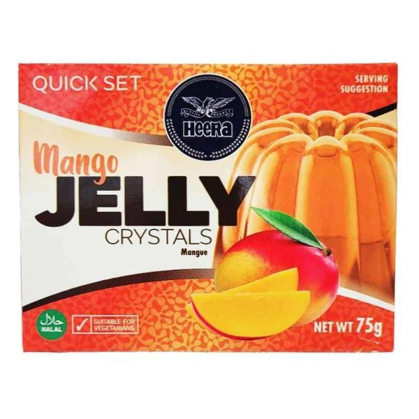 HEERA Crystal Jelly Mango (Halal) 75 gm