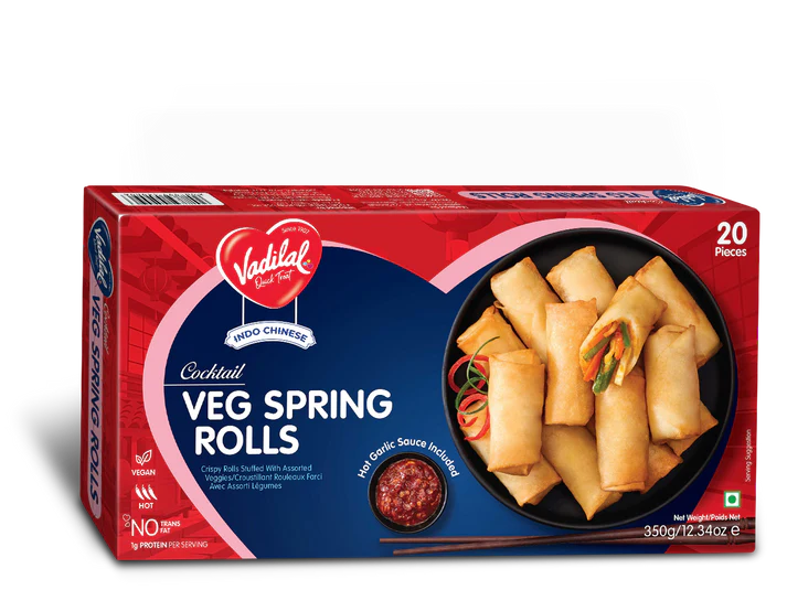 VADILAL Cocktail Veg Spring Rolls 750 gm
