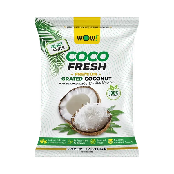 WOW Grated Coconut 400 gm