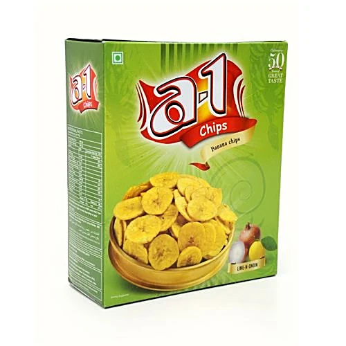 [A1 Banana Lime & Onion Chips 200 gm] A1 Banana Lime & Onion Chips 200 gm