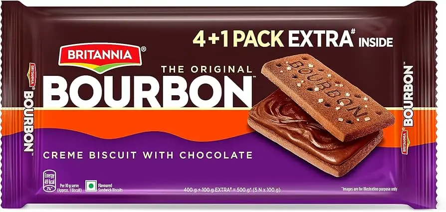 [BRITANIA Bourbon 390 gm] BRITANIA Bourbon 390 gm