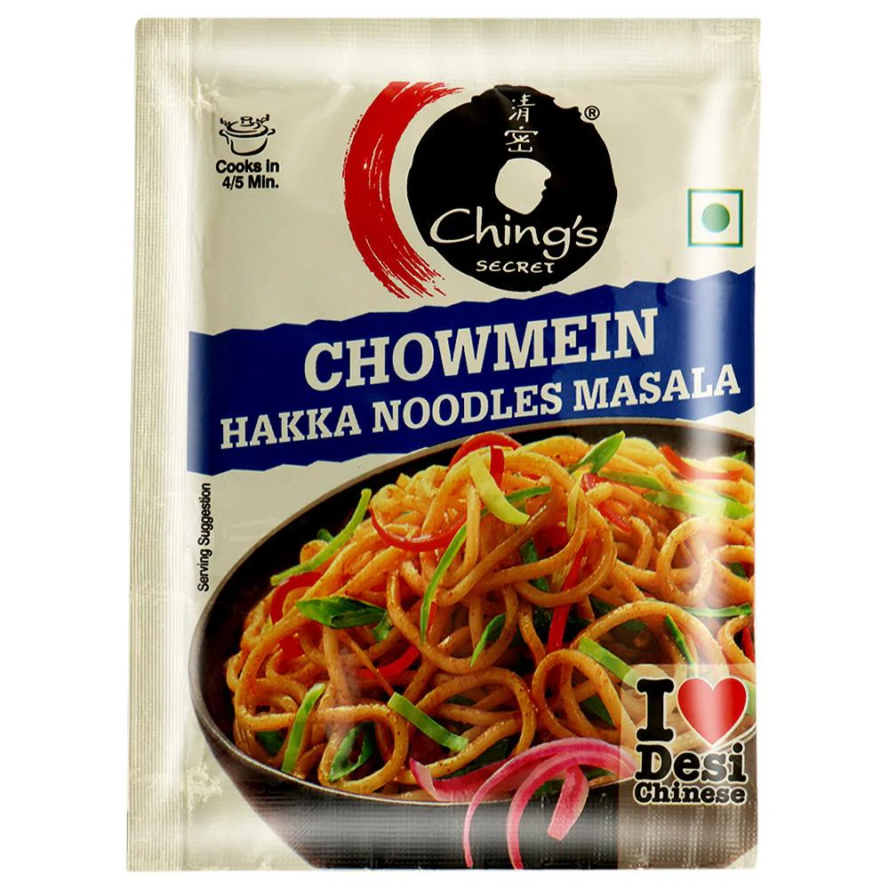 [CHING'S Chowmein Hakka Noodles Masala 20 gm] CHING'S Chowmein Hakka Noodles Masala 20 gm