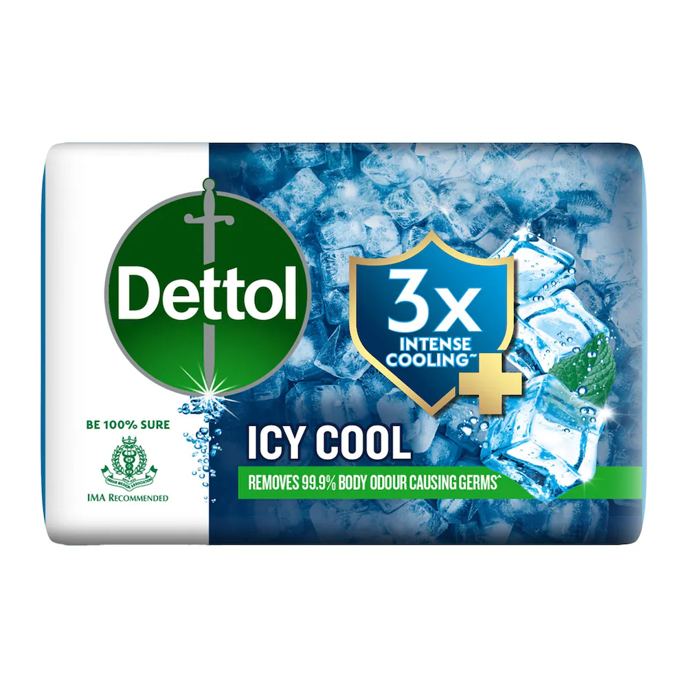 [DETTOL Icy Cool Soap 100 gm] DETTOL Icy Cool Soap 100 gm