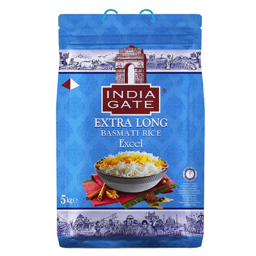 INDIA GATE Extra Long Excel Basmati Rice 5 kg