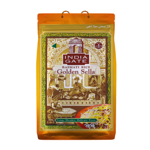 [INDIA GATE Golden Sella Basmati Rice 5 kg] INDIA GATE Golden Sella Basmati Rice 5 kg