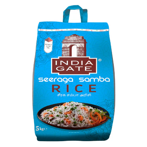 [INDIA GATE Seeraga Samba Rice 5 kg] INDIA GATE Seeraga Samba Rice 5 kg