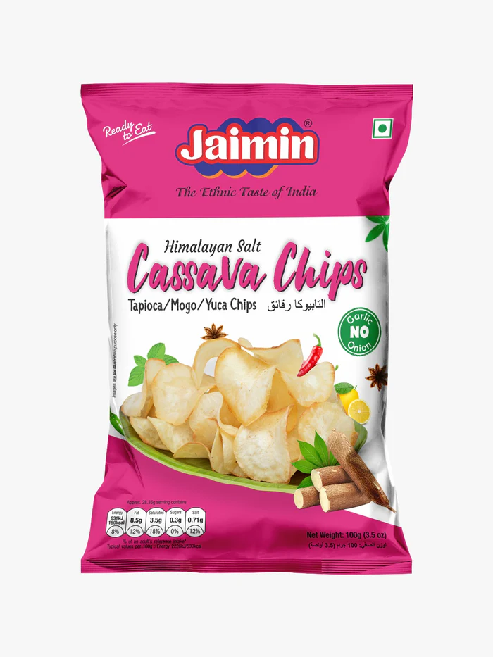 [JAIMIN Casava Chips Himalayan Salt 100 gm] JAIMIN Casava Chips Himalayan Salt 100 gm