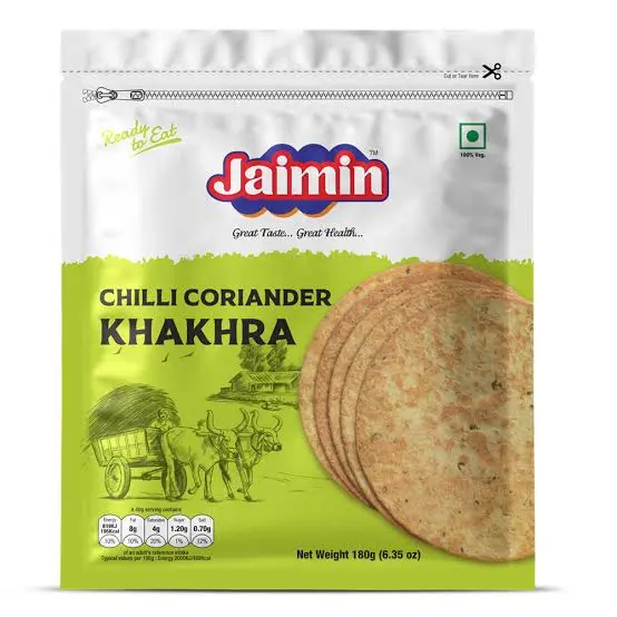 JAIMIN Chilli Coriander Khakhra 180 gm