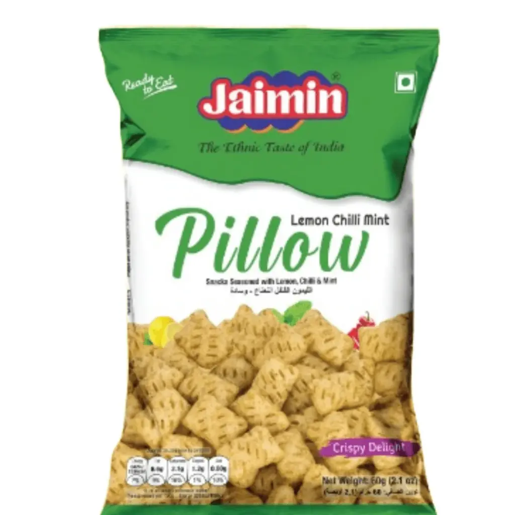 [JAIMIN Fryums Lemon Chilli Mint 60 gm] JAIMIN Fryums Lemon Chilli Mint 60 gm