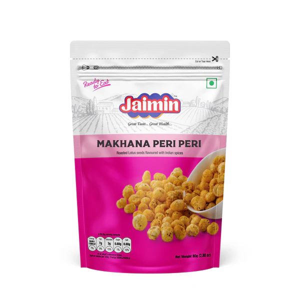 [JAIMIN Makhana Peri Peri 80 gm] JAIMIN Makhana Peri Peri 80 gm