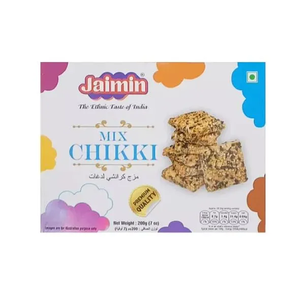 [JAIMIN Mix Chikki 200 gm] JAIMIN Mix Chikki 200 gm