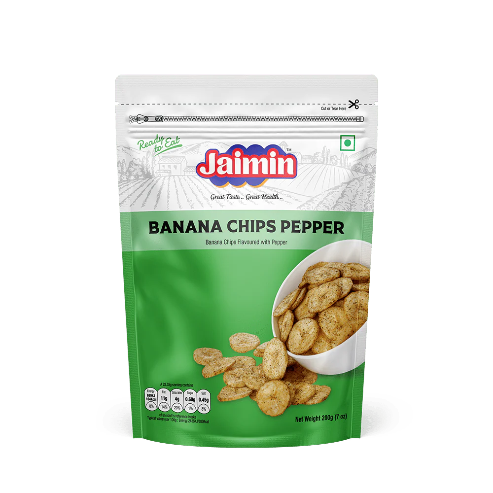 [JAIMIN Pepper Banana Chips 175 gm] JAIMIN Pepper Banana Chips 175 gm