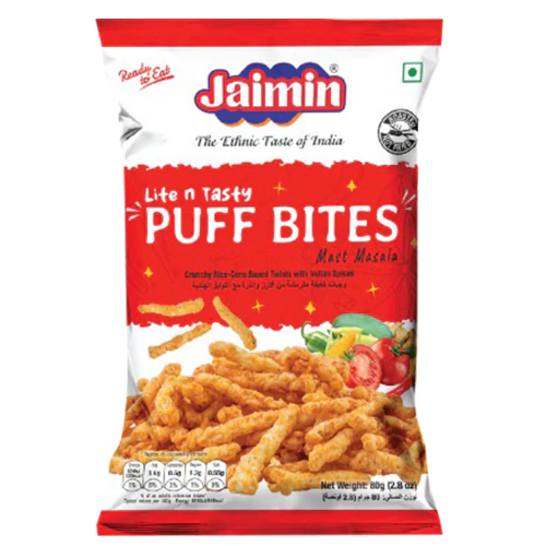 JAIMIN Puff Bites Masti Masala 80 gm