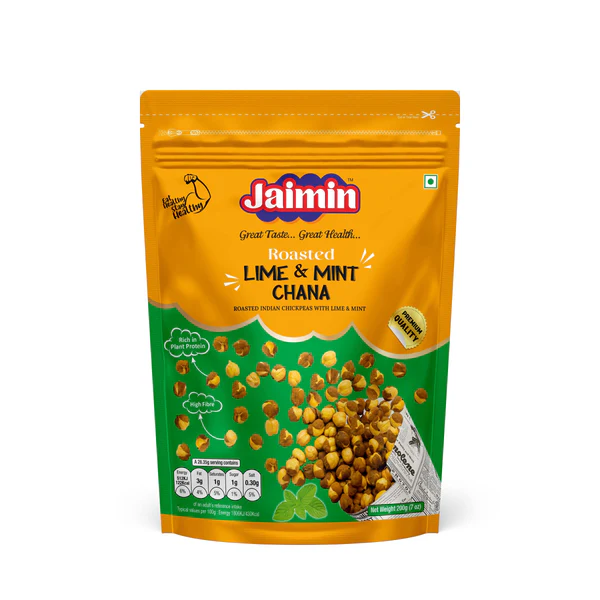 [JAIMIN Roasted Lime & Mint Chana 200 gm] JAIMIN Roasted Lime & Mint Chana 200 gm