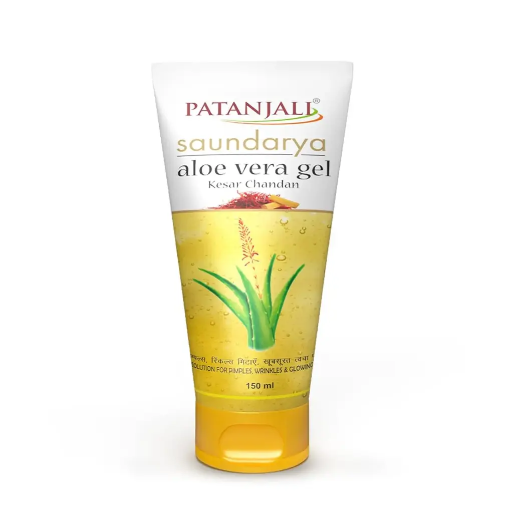 [PATANJALI Aloevera Kesar Chandan 150 gm] PATANJALI Aloevera Kesar Chandan 150 gm