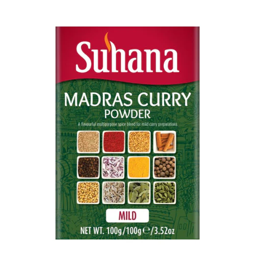 [SUHANA Madras Curry Powder (Mild) Masala 100 gm] SUHANA Madras Curry Powder (Mild) Masala 100 gm