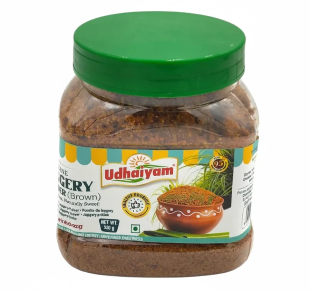 [UDHAIYAM Brown Jaggery Powder 500 gm] UDHAIYAM Brown Jaggery Powder 500 gm
