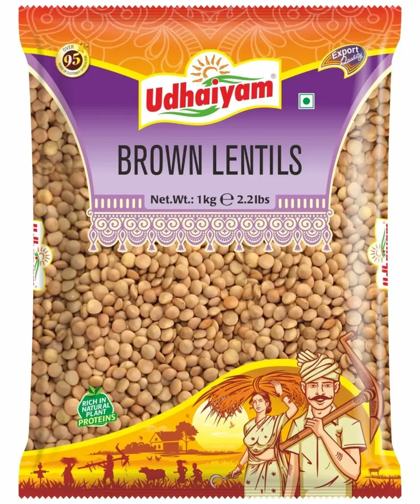 UDHAIYAM Brown Lentils 1 kg