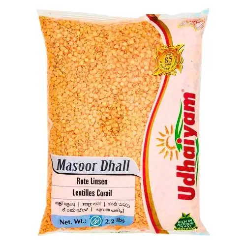 UDHAIYAM Red Lentils (Masor) 2 kg