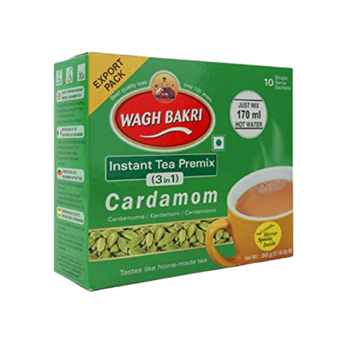 [WAGH BAKRI Cardamom Instant Premix 140 gm] WAGH BAKRI Cardamom Instant Premix 140 gm