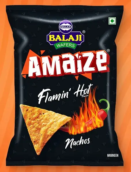 [BALAJI Nachos Flaming Hot 140 gm] BALAJI Nachos Flaming Hot 140 gm
