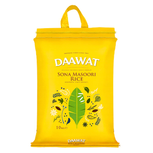 DAAWAT Sona Masoori Rice (Yellow) 10 kg