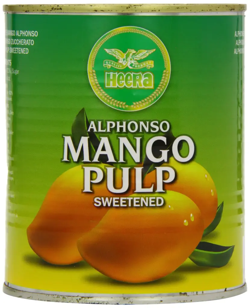 [HEERA Alphonso Mango Pulp 850 gm] HEERA Alphonso Mango Pulp 850 gm