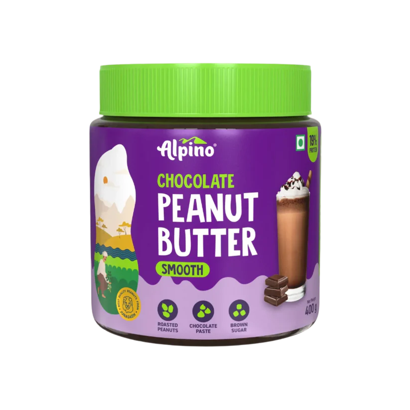 ALPINO Chocolate Peanut Butter (Smooth) 400 gm