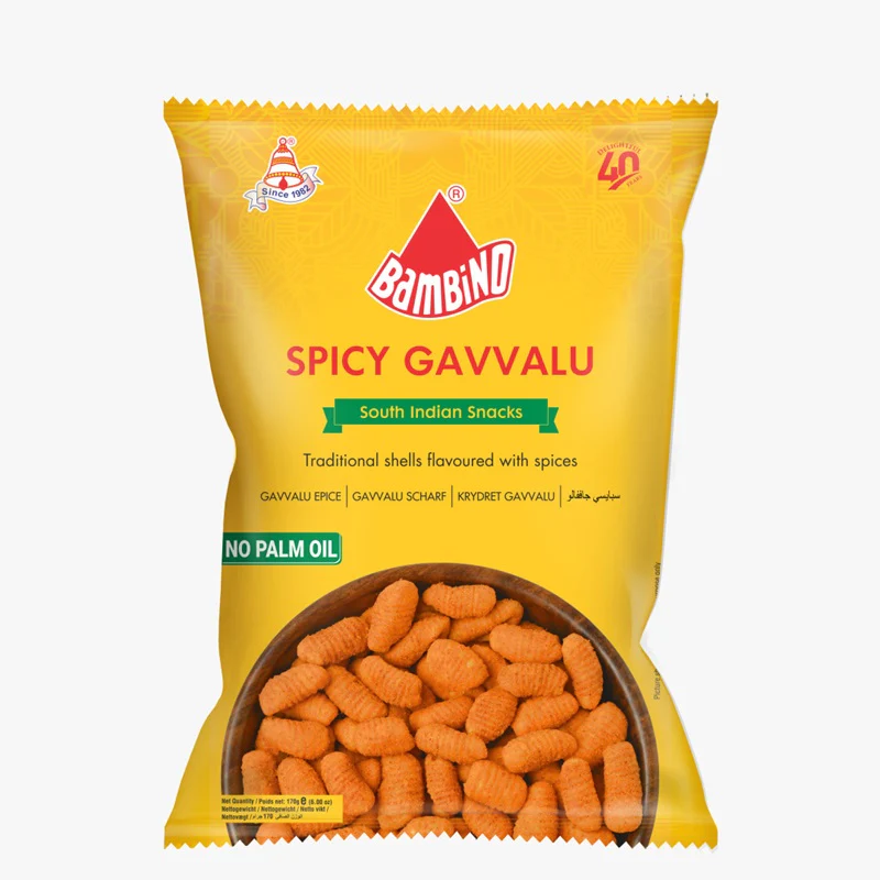 [BAMBINO Spicy Gavvalu 170 gm] BAMBINO Spicy Gavvalu 170 gm
