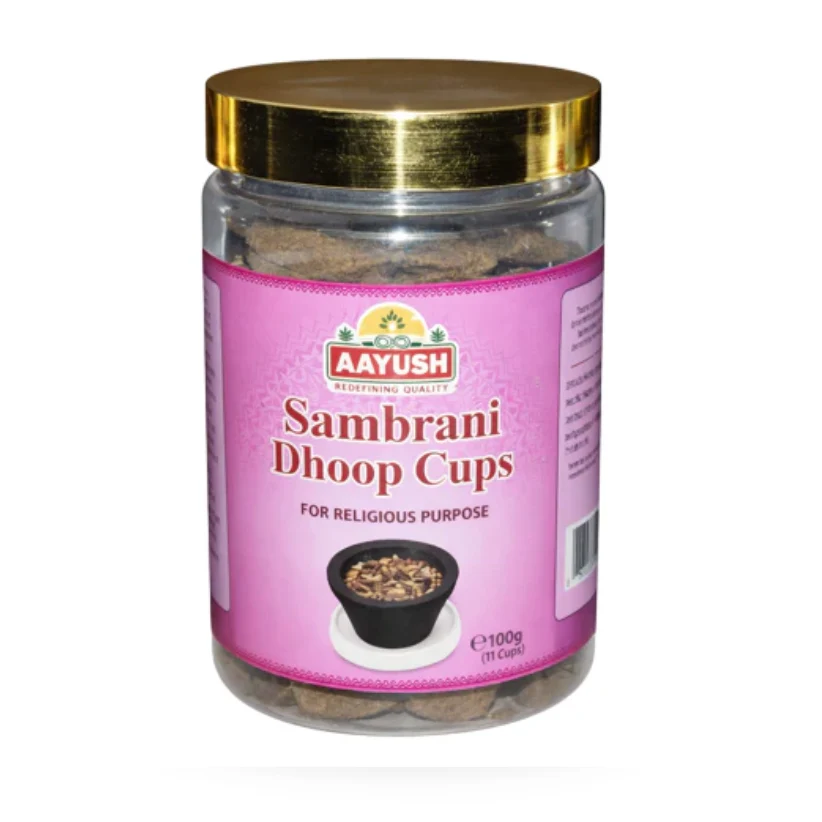 [AAYUSH Sambrani Dhoop Cups 100 gm] AAYUSH Sambrani Dhoop Cups 100 gm