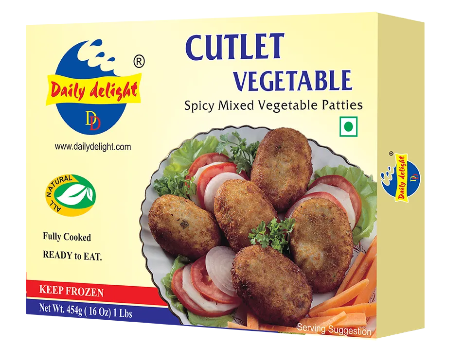 DAILY DELIGHT Frozen Vegetable Cutlet 350 gm