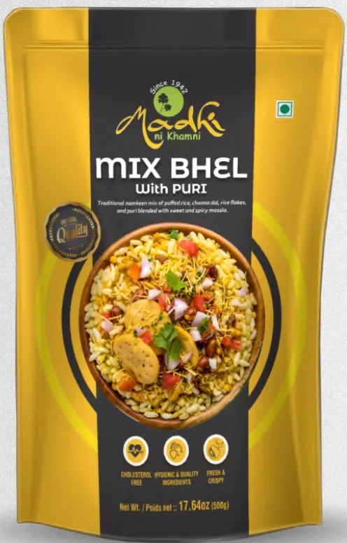 MADHI Bhel Mix With Puri 500 gm