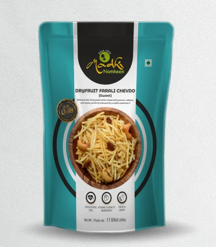MADHI Dry Fruit Farali Chevdo 500 gm