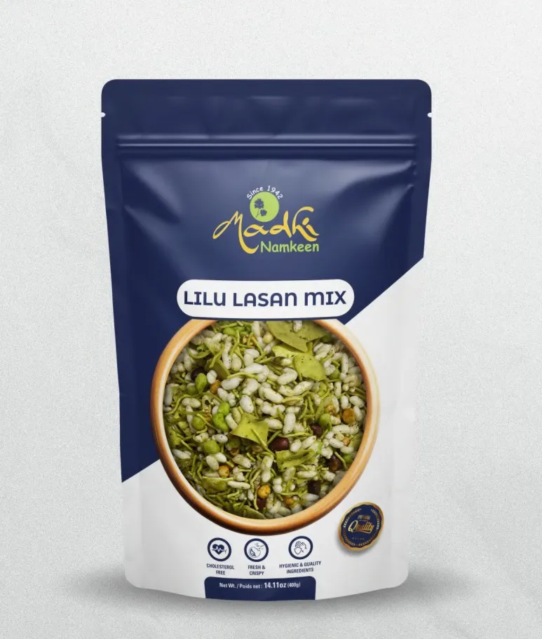 MADHI Lilu Lasan Chevdo Mix 400 gm